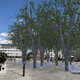 paper trees; Marketplace Karlsruhe, UNESCO Media City Festival, 2023, Photo: City of Karlsruhe (paper trees; Marketplace Karlsruhe, UNESCO Media City Festival, 2023), paper trees; Marketplace Karlsruhe, UNESCO Media City Festival, 2023